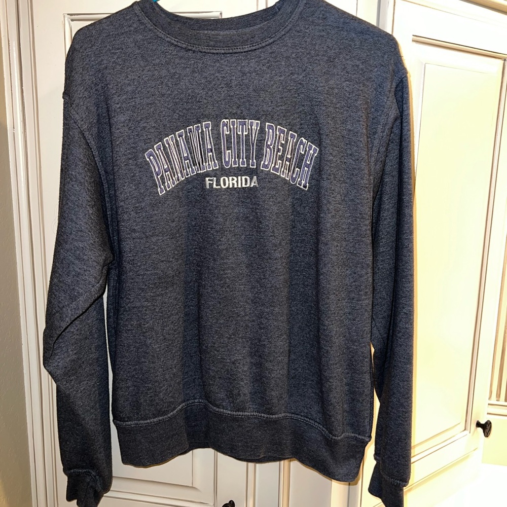 Gray/Blue Panama City Beach Sweatshirt